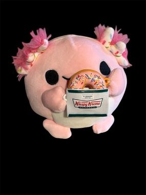 Snackles Krispy Kream Doughnut Axolotl